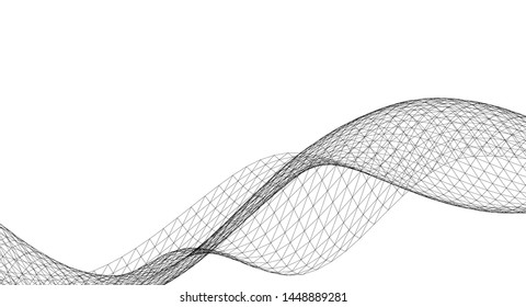 abstract graphic geometry 3d illustration