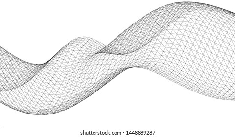 abstract graphic geometry 3d illustration