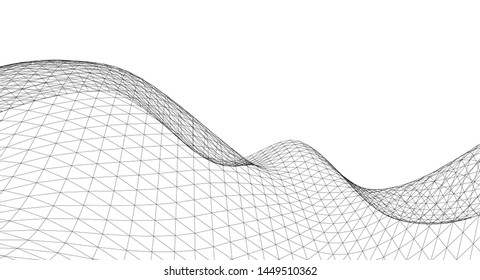 abstract graphic geometry 3d illustration