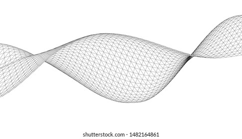 abstract graphic geometry 3d illustration