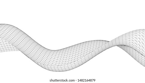 abstract graphic geometry 3d illustration