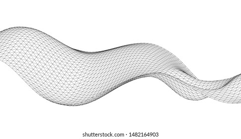abstract graphic geometry 3d illustration