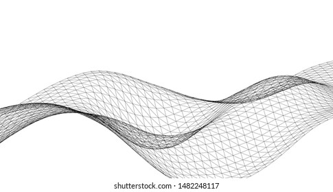 abstract graphic geometry 3d illustration