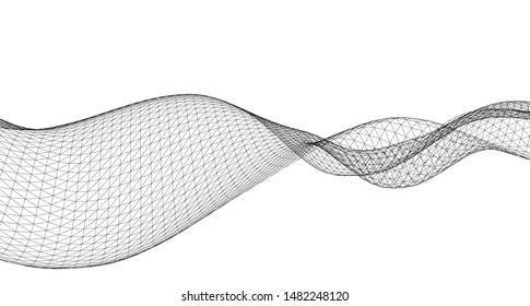abstract graphic geometry 3d illustration