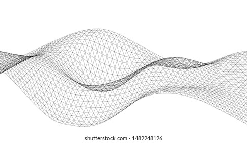 abstract graphic geometry 3d illustration