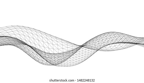 abstract graphic geometry 3d illustration