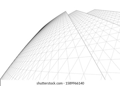 abstract graphic geometry 3d illustration