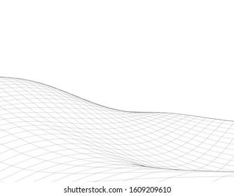 abstract graphic geometry 3d illustration