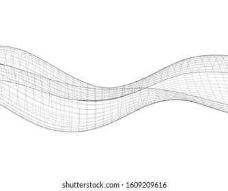 abstract graphic geometry 3d illustration