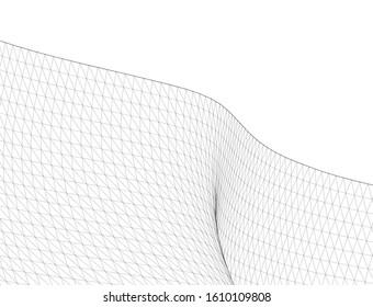 abstract graphic geometry 3d illustration