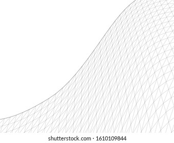 abstract graphic geometry 3d illustration