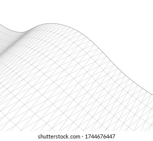 abstract graphic geometry 3d illustration