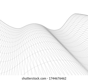 abstract graphic geometry 3d illustration