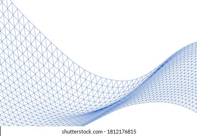 ilustración 3d de geometría gráfica abstracta