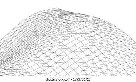 abstract graphic geometry 3d illustration