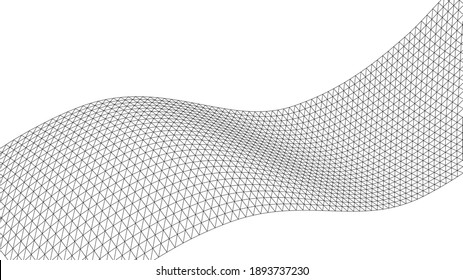 ilustración 3d de geometría gráfica abstracta