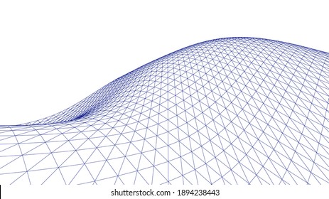 abstract graphic geometry 3d illustration