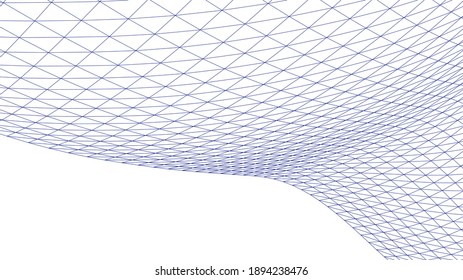 ilustración 3d de geometría gráfica abstracta