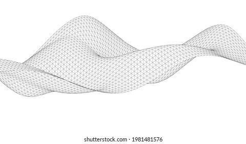 abstract graphic geometry 3d illustration