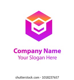 Abstract graphic icon, logo design template, symbol for company