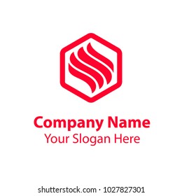 Abstract graphic icon, logo design template, symbol for company