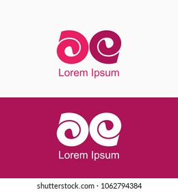 Abstract graphic icon, logo design template, symbol for company