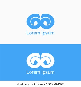 Abstract graphic icon, logo design template, symbol for company