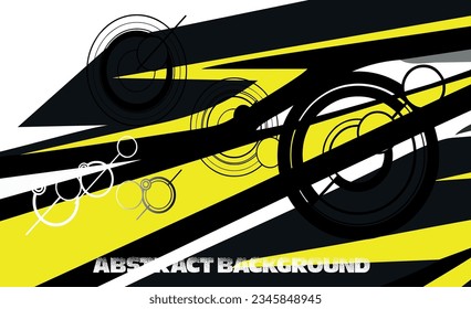 Resumen del diseño vectorial del kit de fondo de carreras de línea gráfica para vehículo, coche de carreras, rally, banner y envoltura de livery