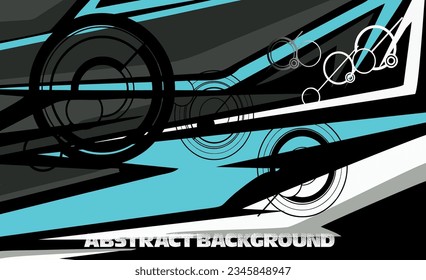 Abstract graphic line racing background kit vector design for vehicle, race car, rally, banner and livery wrapping
