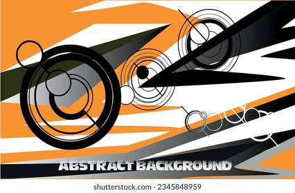 Abstract graphic line racing background kit vector design for vehicle, race car, rally, banner and livery wrapping