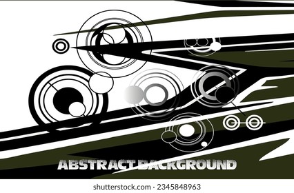 Abstract graphic line racing background kit vector design for vehicle, race car, rally, banner and livery wrapping