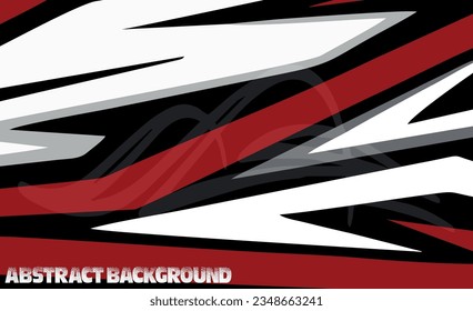 Abstract graphic line racing background kit vector design for vehicle, race car, rally, banner and livery wrapping
