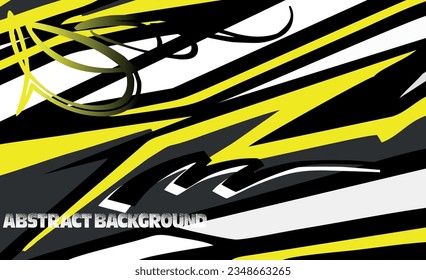 Abstract graphic line racing background kit vector design for vehicle, race car, rally, banner and livery wrapping