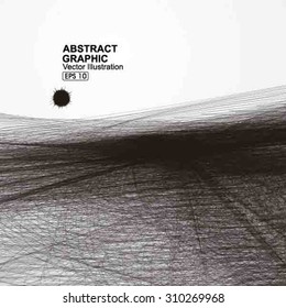 Abstract graphic lines consisting of.