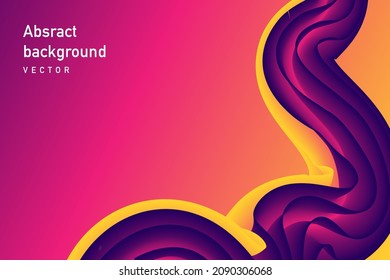 Abstract graphic liquid background. Rainbow shiny wave illustration bright vector design.