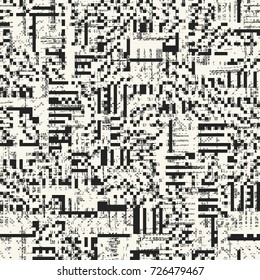 Abstract graphic motif. Seamless pattern.