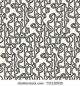 Abstract Graphic Motif. Seamless Pattern.