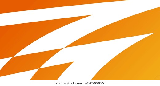 Abstract graphic in orange and white. Diagonal lines create an eye-catching modern design that could be used as a vector graphic.