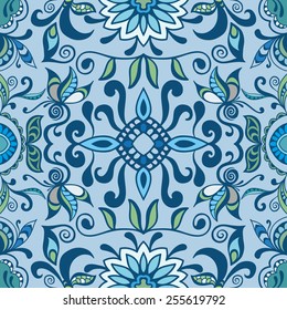 Abstract graphic seamless background. Hand drawn geometric pattern. Can be used for card design, wallpaper, pattern fills, web page background, surface textures.