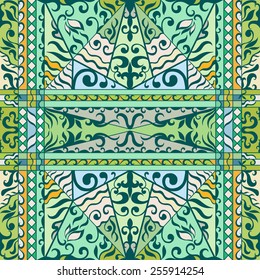Abstract graphic seamless background. Hand drawn geometric pattern. Can be used for card design, wallpaper, pattern fills, web page background, surface textures.