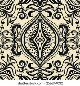 Abstract graphic seamless background. Hand drawn geometric pattern. Can be used for card design, wallpaper, pattern fills, web page background, surface textures.