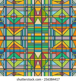 Abstract graphic seamless background. Hand drawn geometric pattern. Can be used for card design, wallpaper, pattern fills, web page background, surface textures.