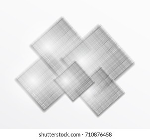 Abstract graphic squares