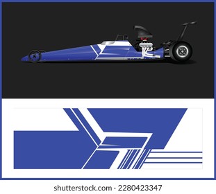 abstract Graphic stripe for car wrap design