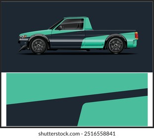 abstract Graphic stripe for car wrap design