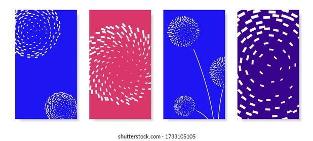 Abstract graphic templates. Modern trendy background with sparkle spheres. Trendy graphic shapes patterns. Modern abstract design. Vector illustration