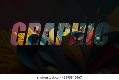 Abstract Graphic Text Effect Design 