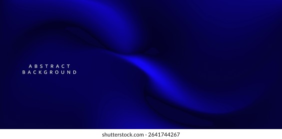 Abstract graphic using dark blue and black tones, creating lines and circles. Suitable for use in technology, music or any design that emphasizes a sense of energy and movement.