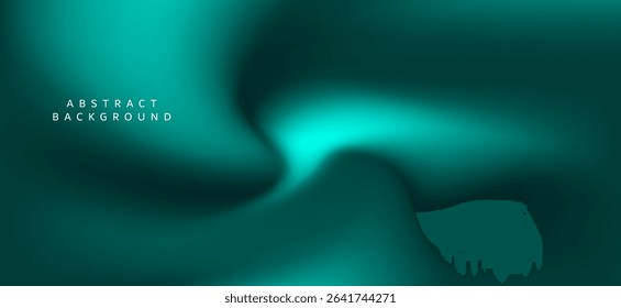 Abstract graphic using turquoise and black tones, harmoniously combined with soft and flowing lines and textures, creating a sense of calm, comfort and simplicity.