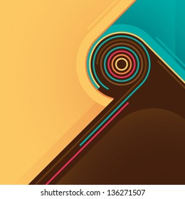 Abstract graphic. Vector illustration.